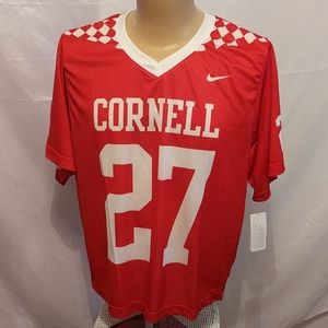 Nike Large Cornell Big Red Jersey 27 Checker Nice